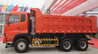 Porcellana Colore rosso del modello dell&#039;azionamento dell&#039;autocarro con cassone ribaltabile di estrazione mineraria di DongFeng 6X4 con 340HP Cummins Engine fabbrica