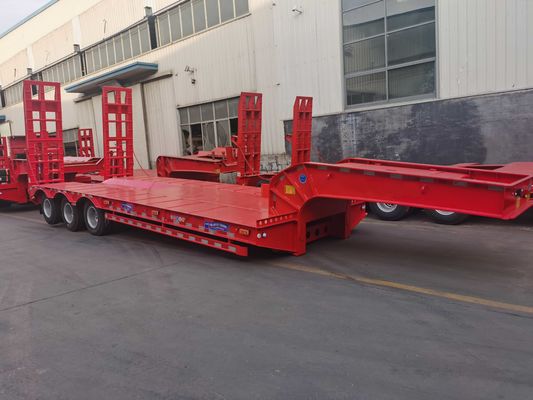 40ft Semi-Carriere Flatbed Trailer Low Bed Tractor Trailer