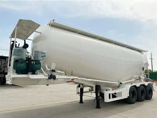 53 cbm tipo V Serbatoio di polvere di cemento a sfera Serbatoio di cemento a sfera Serbatoio di semi-remoto / camion cisterna a polvere secca